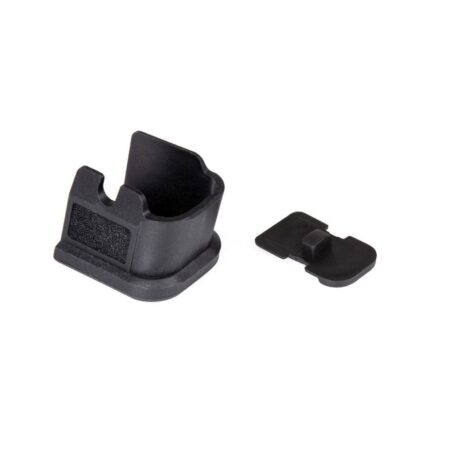 an image of the product Sig Sauer P320 Extended Magazine Floor Plate- Snap Fit- Black- KIT-MOD-MAG-XFLR-PLT-BLK