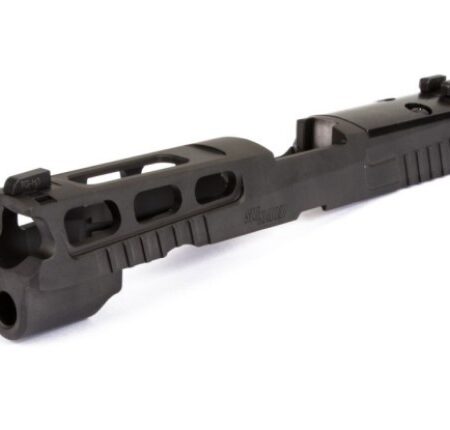 an image of the product SIG SAUER PROCUT P320 9mm Full size Slide Assembly 4.7", XRAY3/Optic Ready- Black Nitron- 8900171