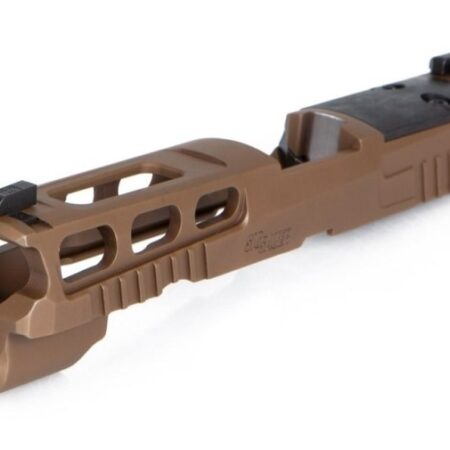 an image of the product SIG SAUER PROCUT P320 9mm Full size Slide Assembly 4.7", XRAY3/Optic Ready- Coyote- 8900174