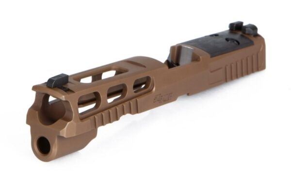 an image of the product SIG SAUER PROCUT P320 9mm Full size Slide Assembly 4.7", XRAY3/Optic Ready- Coyote- 8900174