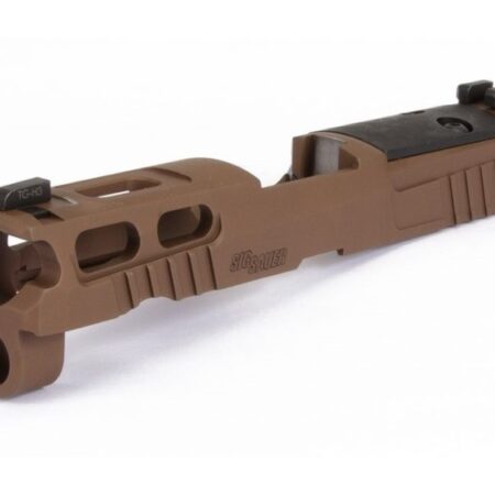 an image of the product SIG SAUER PROCUT P320 9mm Compact Slide Assembly 3.9", XRAY3/Optic Ready- Coyote- 8900175