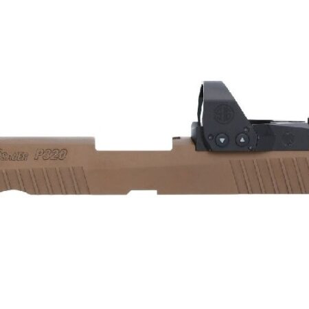 an image of the product SIG SAUER X-Series P320 Pro 9mm Slide Assembly 3.6" with ROMEO1PRO, 6MOA Night Sights- Coyote- 8900276