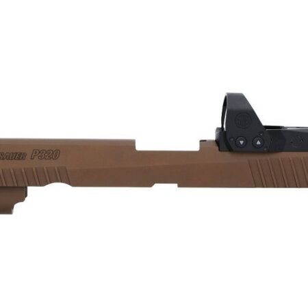 an image of the product SIG SAUER X-Series P320 9mm Slide Assembly 3.9" with ROMEO1PRO 6MOA sights- Coyote- 8900279