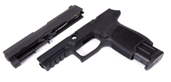 an image of the product SIG SAUER Caliber X-Change Kit P320 Compact 9mm, 10-Round- Black- CALX-320C-9-BSS-10
