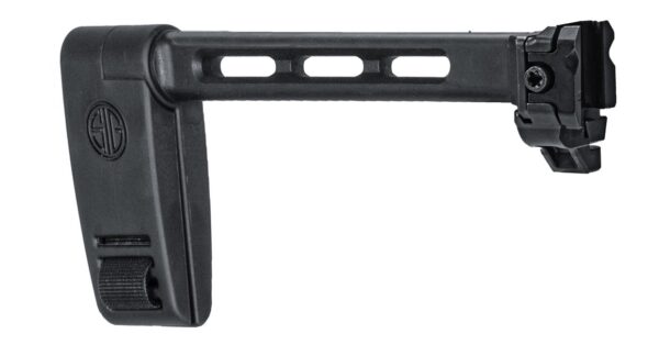 an image of the product SIG SAUER MCX/MPX Folding Pivoting Contour Brace- Black- PCB-X-FOLD-BLK