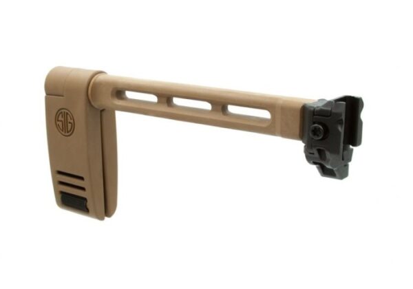 an image of the product SIG SAUER MCX/MPX Folding Pivoting Contour Brace- Coyote- PCB-X-FOLD-COY