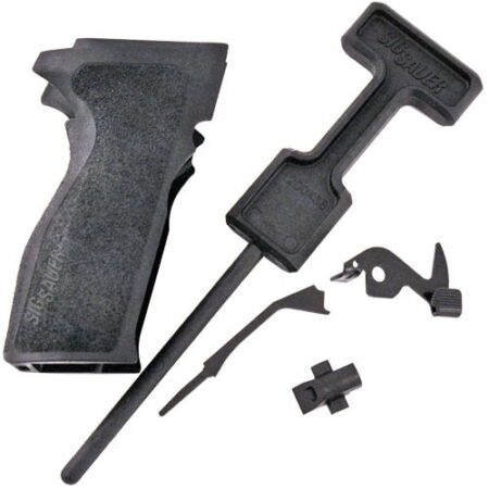 an image of the product SIG SAUER P226 E2 1-Piece Grip Upgrade Kit (DA/SA)- Black- GRIPKIT-226-E2