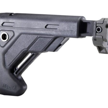 an image of the product SIG SAUER MCX / MPX Telescoping/Folding Stock with 1913 Interface- Black- STOCK-X-FOLD-TELE-BLK