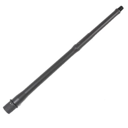 an image of the product CMMG AR-15 5.56mm NATO Barrel Sub Assembly 16.1" Mid-Length Gas 1:7" Twist Medium Taper Profile 4140 Chrome- SBN Black Nitride- 55DC70A