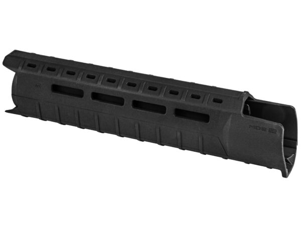 an image of the product MAGPUL Handguard MOE SL AR-15 Mid-Length Polymer- BLACK- MAG551-BLK