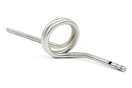an image of the product AR15 Pistol/PDW Length Pigtail Gas Tube 6.7" - Stainless Steel- MAR009-P