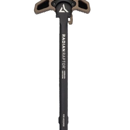 an image of the product Radian Raptor AR-10/SR25 Ambidextrous Charging Handle Assembly- Radian Brown- R0010