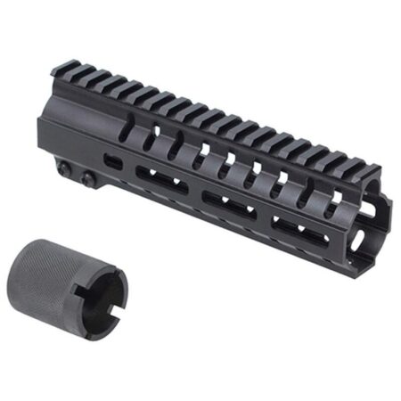 an image of the product CMMG RML7 AR-15 M-LOK Free Floating Modular Handguard- 7" Carbine Length- Black- 55DA2FA