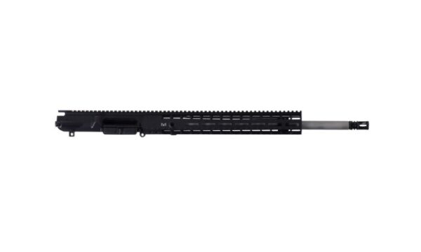 an image of the product Aero Precision AR-10 6.5 Creedmoor M5E1 Enhanced Complete Upper Receiver, 20" Barrel, M5 Enhanced M-Lok 15" Handguard- Anodized Black- APAR308554M45