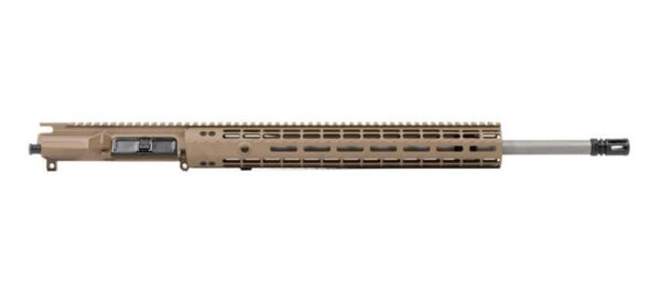 an image of the product Aero Precision AR-10 M5E1 6.5 Creedmoor SS Complete Upper Receiver Assembly 22" Barrel- FDE Cerakote- APAR308556M46