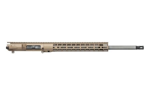 an image of the product Aero Precision AR-10 6.5 Creedmoor M5 Complete Upper Receiver, 22" Barrel, ATLAS R-ONE 15" Handguard-  FDE Ceracote- APAR538715M46