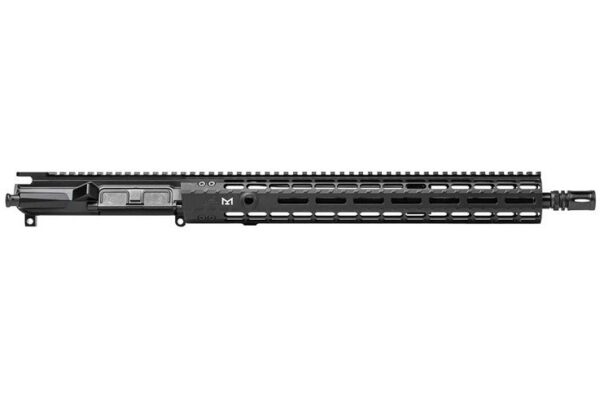 an image of the product Aero Precision AR-15 .223 Wylde M4E1 Enhanced Complete Upper Receiver, 16" Barrel, Gen2 Enhanced 15" Handguard- Anodized Black - APAR600251M72