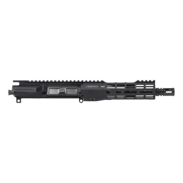 an image of the product Aero Precision AR-15 .300 Blackout M4E1 Threaded Complete Upper Receiver, 8" Barrel, Atlas S-One/M-LOK 7.3" Handguard- Anodized Black- APAR700301M1