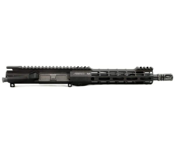 an image of the product Aero Precision AR-15 5.56 M4E1 Threaded Complete Upper Receiver, 10.5" Barrel, Atlas S-One M-LOK 9" Handguard- Anodized Black- APAR700302M2