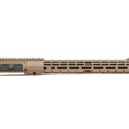 an image of the product Aero Precision AR-15 5.56mm M4E1 Threaded Complete Upper Receiver, 16" Barrel, Atlas S-One M-LOK 15" Handguard- FDE Cerakote- APAR700315M6