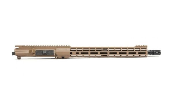 an image of the product Aero Precision AR-15 5.56mm M4E1 Threaded Complete Upper Receiver, 16" Barrel, Atlas S-One M-LOK 15" Handguard- FDE Cerakote- APAR700315M6