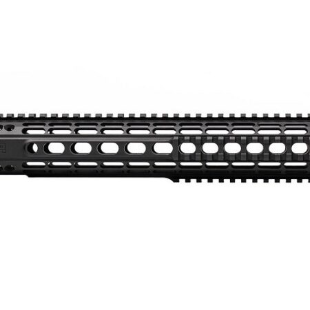 an image of the product Aero Precision AR-15 Enhanced Quad Rail Gen2 12.7" Free Float Handguard With Barrel Nut- Anodized Black- APRA100205A