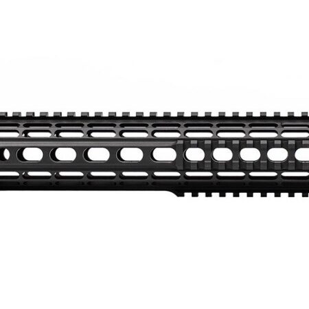 an image of the product Aero Precision AR-15 Enhanced Quad Rail Gen2 12.7" Free Float Handguard Without Barrel Nut- Anodized Black- APRA100205C