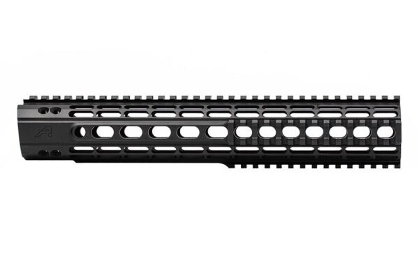 an image of the product Aero Precision AR-15 Enhanced Quad Rail Gen2 12.7" Free Float Handguard Without Barrel Nut- Anodized Black- APRA100205C