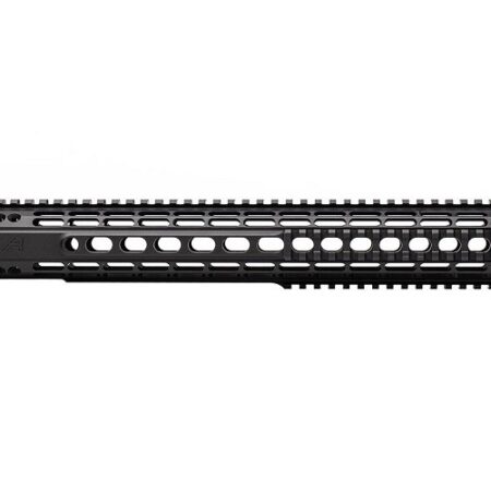 an image of the product Aero Precision AR-15 Enhanced Quad Rail Gen2 15" Free Float Handguard With Barrel Nut- Anodized Black- APRA100206A