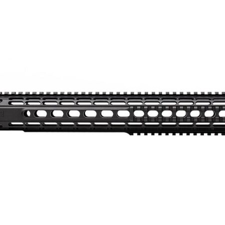 an image of the product Aero Precision AR-15 Enhanced Quad Rail Gen2 15" Free Float Handguard Without Barrel Nut- Anodized Black- APRA100206C