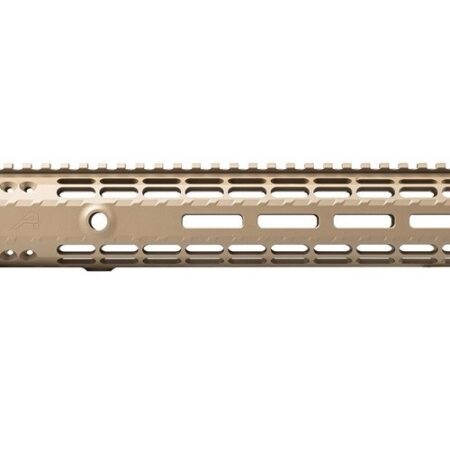 an image of the product Aero Precision AR-15 Enhanced M-LOK Gen2 10.7" Free Float Handguard- FDE Cerakote- APRA100236C