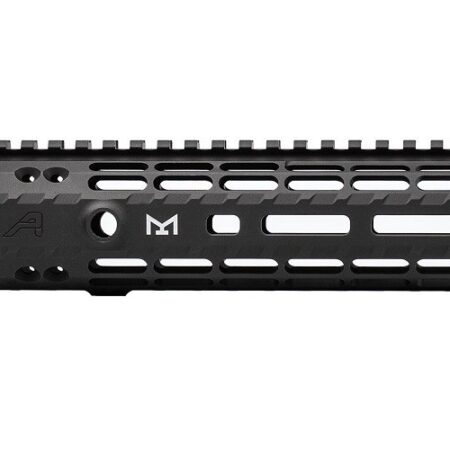 an image of the product Aero Precision AR-15 Enhanced Gen2 M-LOK 7.3" Free Float Handguard With Barrel Nut- Anodized Black- APRA100269A