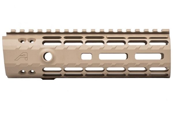 an image of the product Aero Precision AR-15 Enhanced Gen2 M-LOK 7.3" Free Float Handguard- FDE Cerakote- APRA100270C
