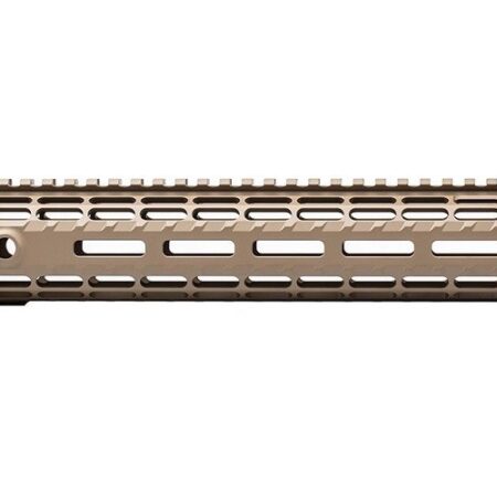 an image of the product Aero Precision AR-15 Enhanced Gen2 M-LOK 12.7" Free Float Handguard- FDE Cerakote- APRA100284C