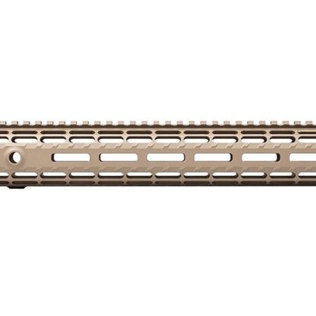an image of the product Aero Precision AR-15 Enhanced Gen2 M-LOK 15" Free Float Handguard- FDE Cerakote- APRA100294C