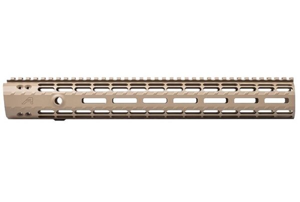 an image of the product Aero Precision AR-15 Enhanced Gen2 M-LOK 15" Free Float Handguard- FDE Cerakote- APRA100294C