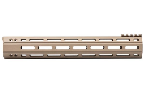 an image of the product Aero Precision Quantum AR-15 M-LOK 12.7" Free-Float Handguard Without Barrel Nut- FDE Cerakote- APRA400114C