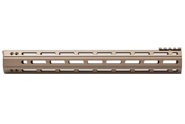 an image of the product Aero Precision Quantum AR-15 M-LOK 15" Free-Float Handguard Without Barrel Nut- FDE Cerakote- APRA400115C