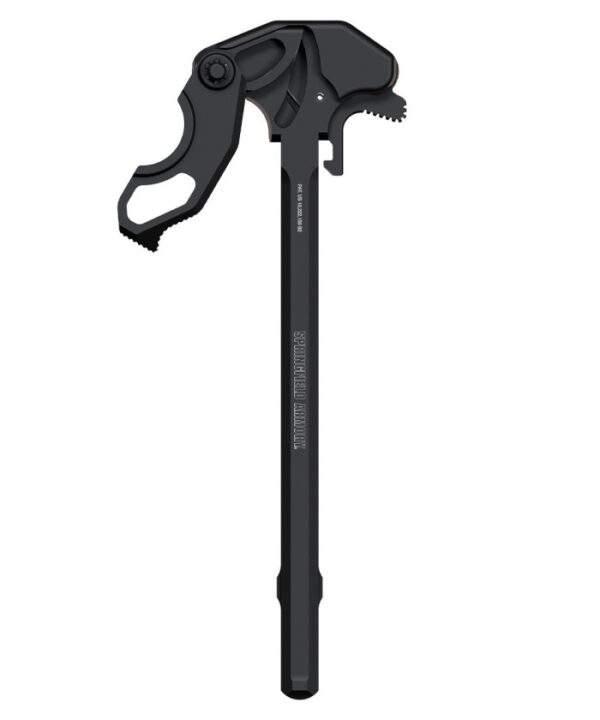 an image of the product Springfield Armory AR-15 LevAR Ratcheting Charging Handle- Black- AR5430-LEVARF