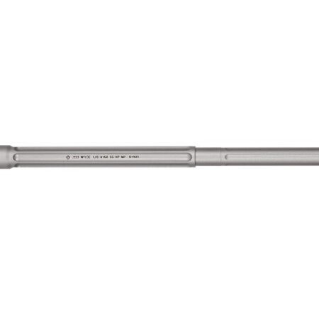 an image of the product Ballistic Advantage Premium Series AR-15 .223 Wylde SPR Fluted Mid-Length Barrel 16" 1:8 Twist- Stainless Steel- BABL223017PL