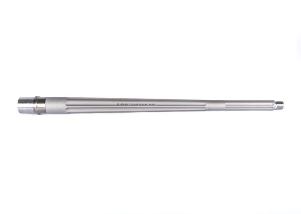 an image of the product Ballistic Advantage Premium Series AR-10 .308 Fluted Heavy Rifle Barrel 18" 1:10 Twist- Bead Blasted Stainless Steel- BABL308012PL