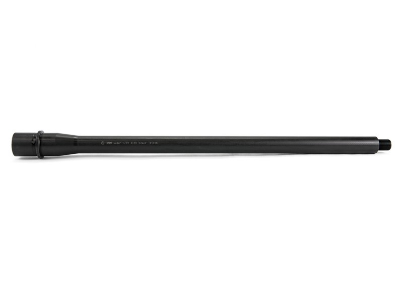 an image of the product Ballistic Advantage Modern Series AR-15 9mm Luger Straight Profile Barrel 16" 1:10 Twist- QPQ Corrosion Resistant Finish- BABL9MM012M