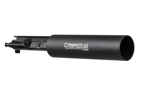 an image of the product X-Products AR-15 Soda Can Launcher - Accessories Launcher- Black- CANCAN