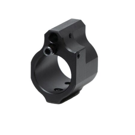 an image of the product Odin Works AR-15 Low Profile .875" Diameter Adjustable Gas Block- Black Steel- GBADJ875