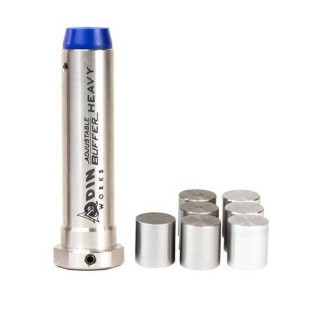 an image of the product Odin Works AR-15 Heavy 3.7- 5.8oz Adjustable Buffer- Stainless Steel- OS-ABS-AR15-HVY