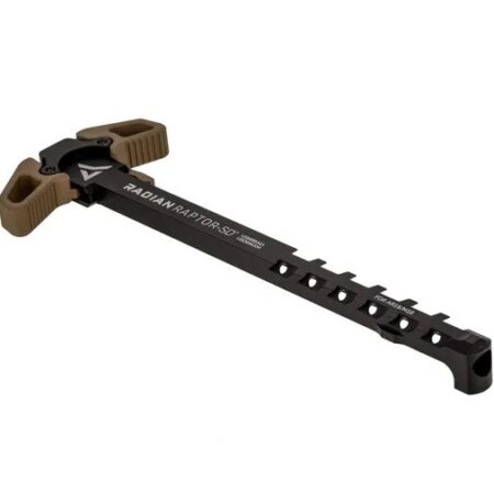 an image of the product Radian Raptor-SD AR-15/M16 Ambidextrous Charging Handle Assembly- FDE- R0066