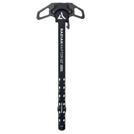 an image of the product Radian Raptor-SD AR-15/M16 Ambidextrous Charging Handle Assembly- Radian Gray- R0561