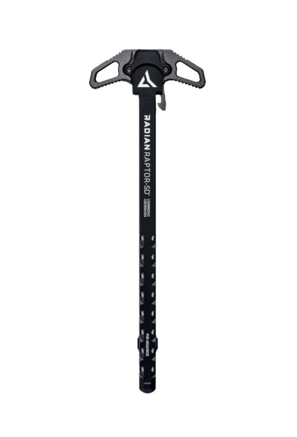 Radian Raptor-SD AR-10/SR25 Ambidextrous Charging Handle Assembly- Tungsten Grey