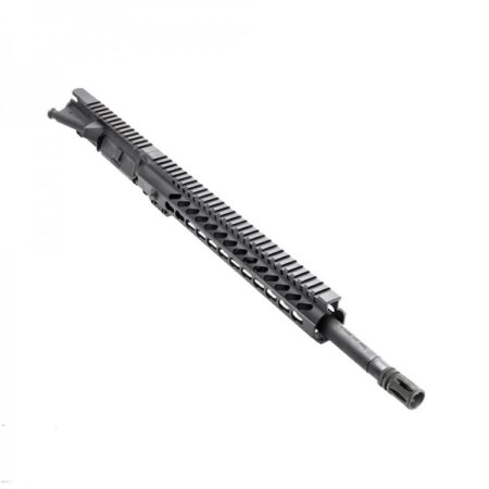 an image of the product AR15 Upper Build- 7.62x39mm 16" Barrel w/ 12" Super Slim Light Weight Keymod Rail Upper Assembled- UB-AK-FSM12