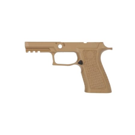 an image of the product SIG SAUER P320 LXG Laser Stippled Grip Module Assembly, XCarry, Medium, 9mm, .357 Sig, .40 S&W- Coyote - 8900822